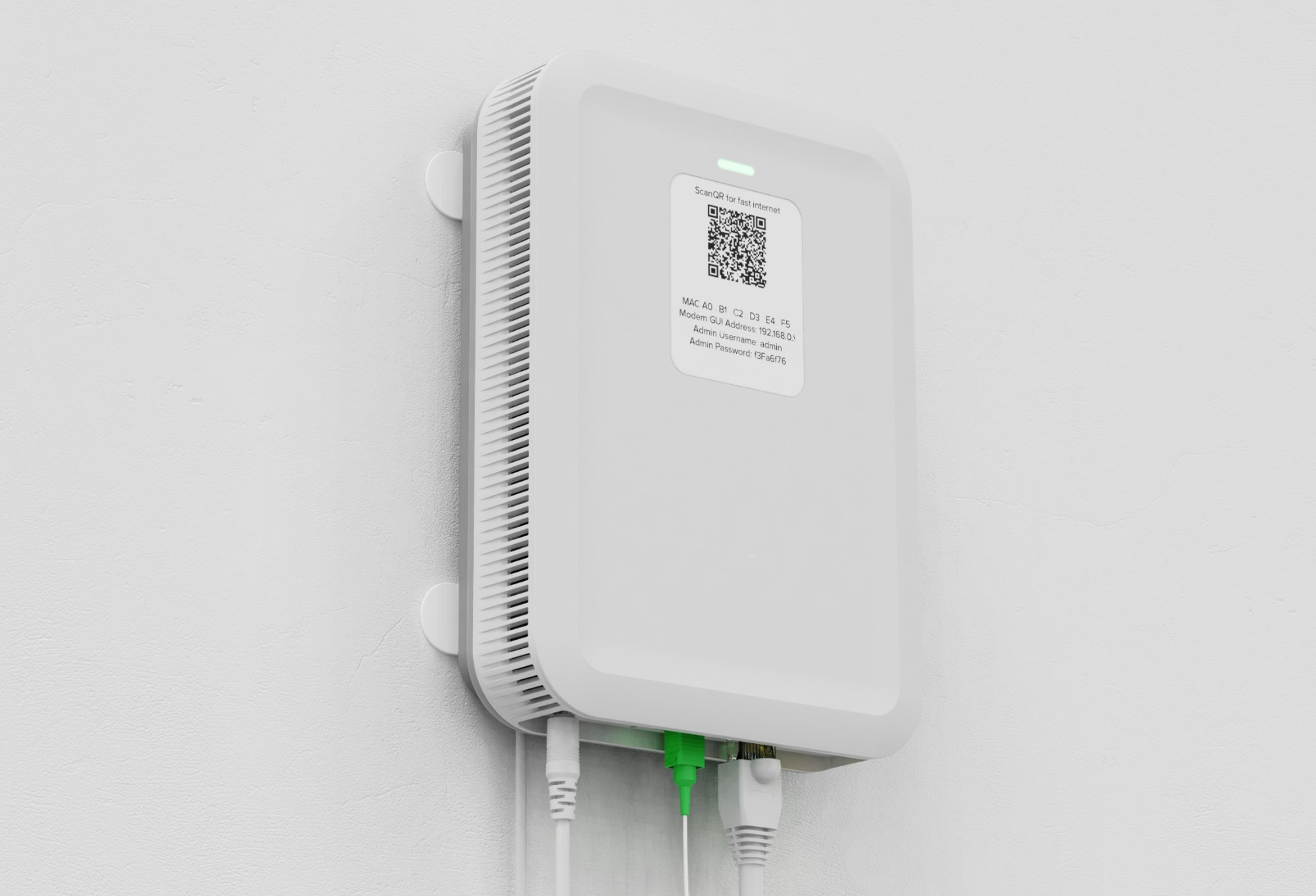 SmartNID con luz de estado verde
