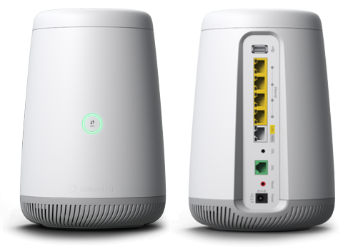 C4000 modem front and back views