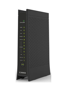 C3000Z modem front view