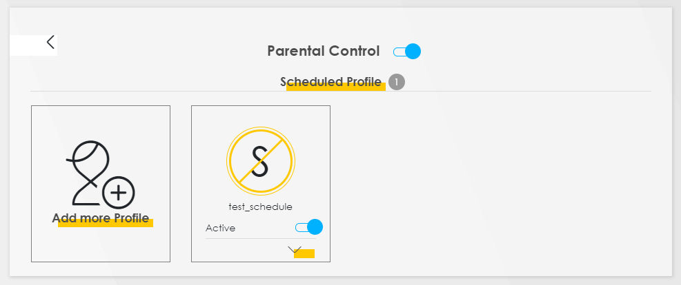Configuración del módem Zyxel: Controles parentales 1