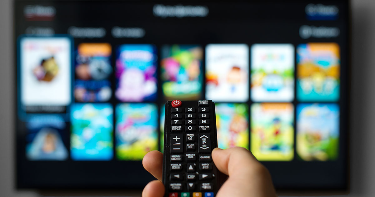 Remote pointing at streaming TV library