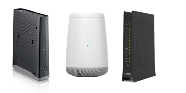 Quantum Fiber gateway modems C3510, C4000, C3000