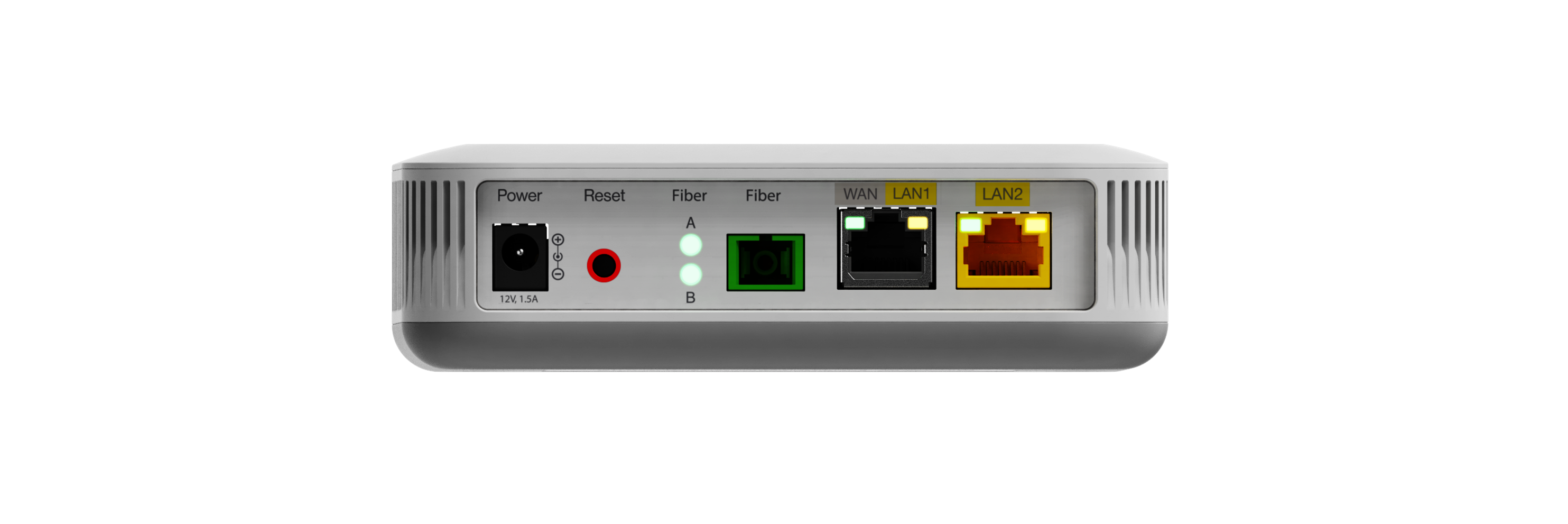 bottom view of SmartNID with ports