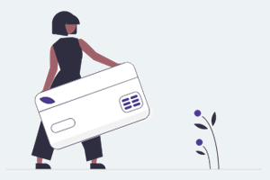 Ilustración de pago por cuenta bancaria