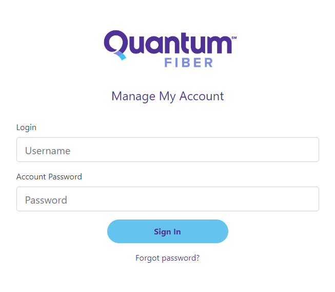 Instant WiFi account management landing page
