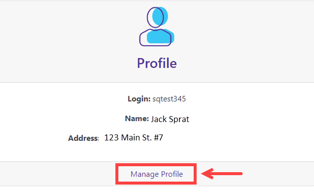 Captura de pantalla de Instant WiFi que muestra la sección de perfil