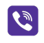 purple icon of a phone