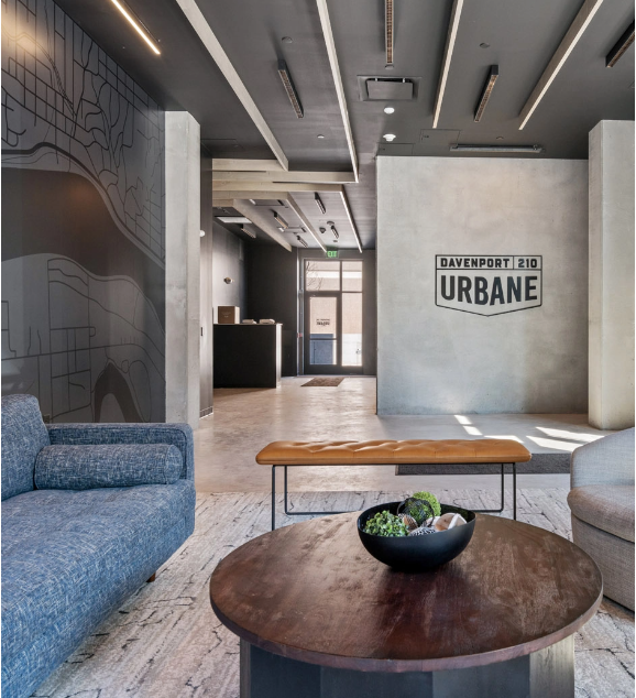 lobby seating area at Urbane 210 lobby seating area at Urbane 210