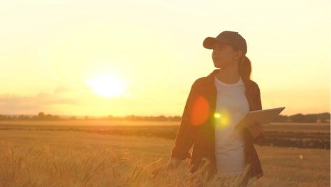 Woman in Field