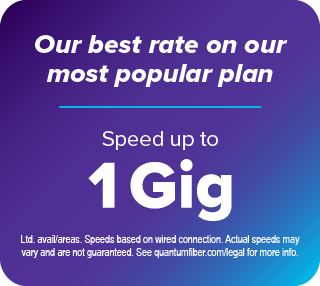 Speed Up to 1 Gig Speed Up to 1 Gig